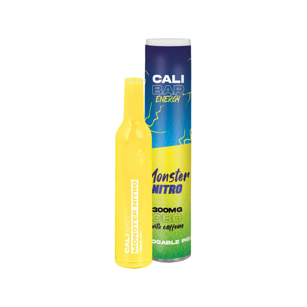 CALI BAR ENERGY with Caffiene Full Spectrum 300mg CBD Vape Disposable