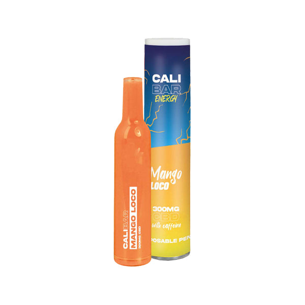 CALI BAR ENERGY with Caffiene Full Spectrum 300mg CBD Vape Disposable