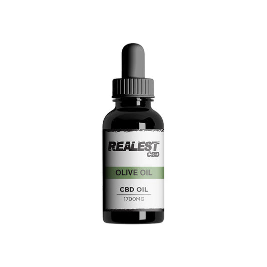 Realest CBD 1700mg CBD Olive Oil - 30ml (BUY 1 GET 1 FREE)