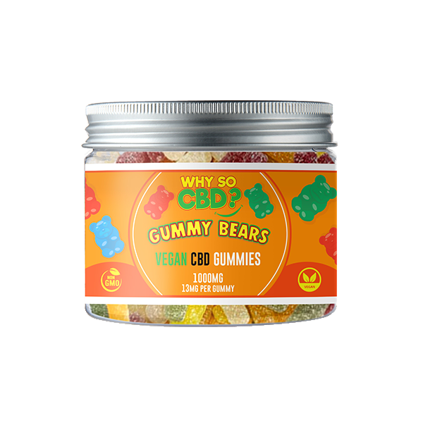 Why So CBD? 1000mg CBD Small Vegan Gummies - 11 Flavours