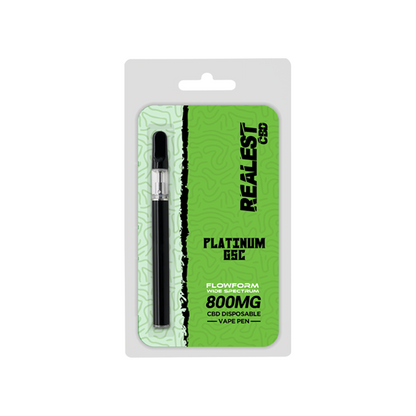 Realest CBD Bars 800mg CBD Disposable Vape Pen (BUY 1 GET 1 FREE)