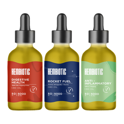 Hembiotic 5000mg Bulk CBD Oil - 50ml