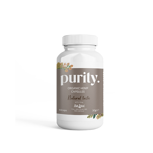 Purity 600mg Full-Spectrum CBD Capsules - 60 caps